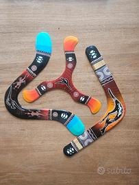 boomerang legno di betulla- 3 pezzi