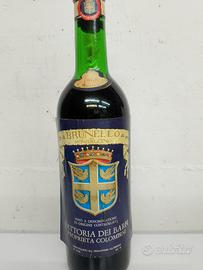 bottiglia di vino Brunello di Montalcino Fattoria 