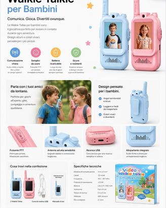 Walkie Talkie Video per Bambini