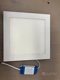 pannello led quadrato 18W luce naturale