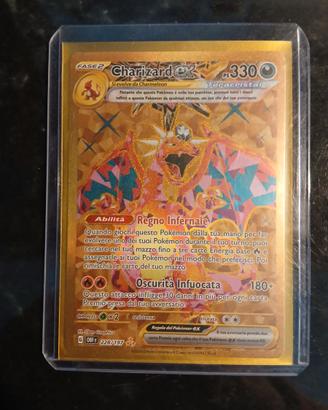 Charizard ex gold