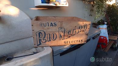 cassetta legno vintage 