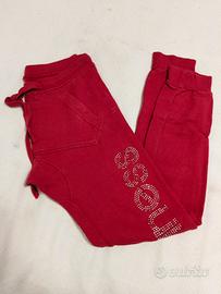 pantalone tuta rossa da donna happiness