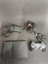 console PlayStation 2 Slime nera completa 