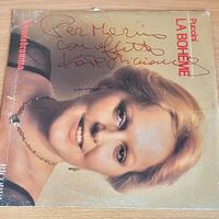 Puccini-La Bohème LP 33 giri autografato