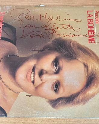 Puccini-La Bohème LP 33 giri autografato