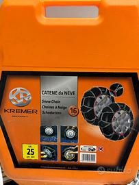 catene da neve kremer 16mm