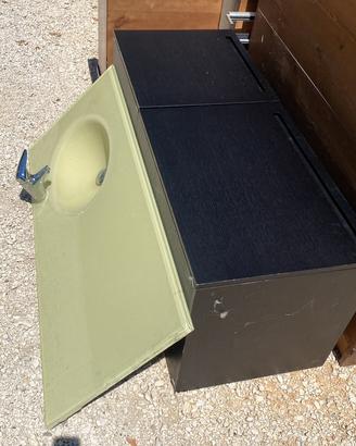 Mobile bagno piano vetro