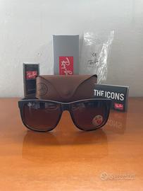 Ray-Ban Justin / Tartaruga + Lente Marrone