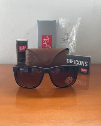 Ray-Ban Justin / Tartaruga + Lente Marrone