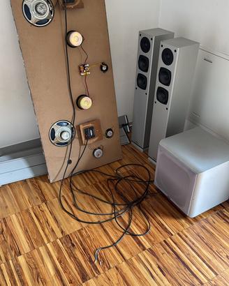 Kit Audio TEAC 2.1 – Subwoofer + 2 satell +staffe