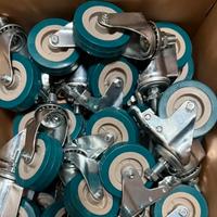 Ruote rotelle 75mm su ciscinetti, per carrelli