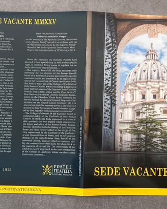 2025 Vaticano Folder Filatelico Sede Vacante FDC