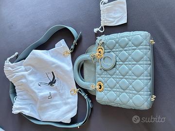 Borsa Dior Donna originale Azzurro