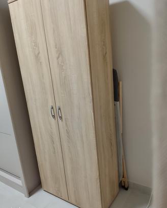 armadio /scarpiera rovere chiaro 