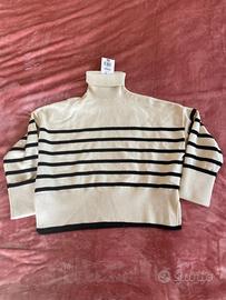 Maglione a righe Bershka taglia L