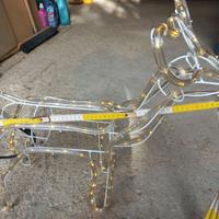 renna luminosa  natalizia