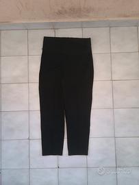 Leggings Pant Zara Black Casual Moda Streetwear L 