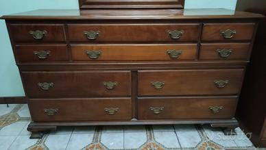 Camera da letto completa Fantoni legno massello