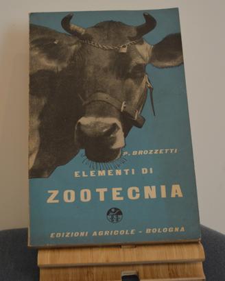 Libro Vintage Zootecnia P. Brozzetti - Edagricole