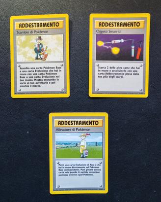 Carte Pokemon Addestramenti Rari Exc