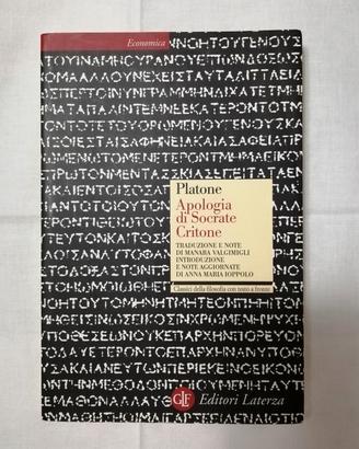 Platone - Apologia di Socrate Critone 
