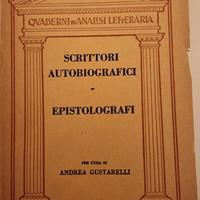 Scrittori autobiografici Epistolografi Vallardi