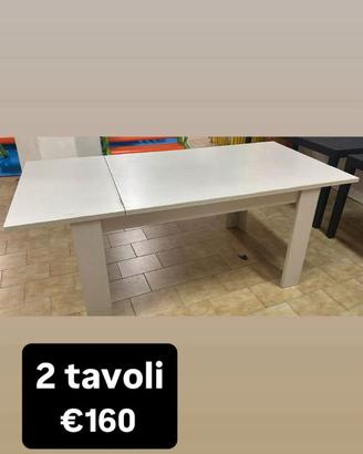 2 Tavoli in legno stile ikea