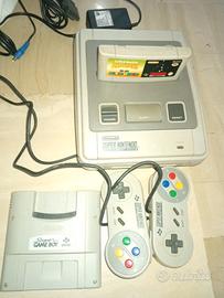 super Nintendo PAL con gioco e due controller