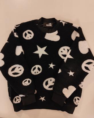 Felpa uomo in pile Moschino