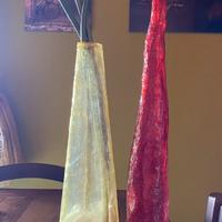 Coppia di Vasi in resina