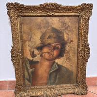 Olio su tela fine '800 / inizi 900