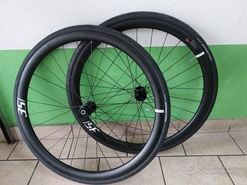 Coppia Ruote Radiale35 Carbonio Disco