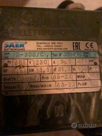 Pompa da giardino autoadescante SAER M-300c