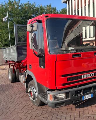 Iveco Eurocargo 80 E 17 ribaltabile e gru