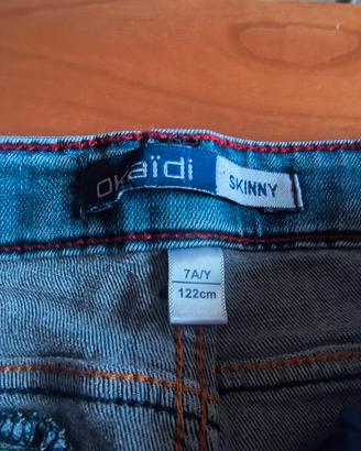 jeans bambino 6/7 anni