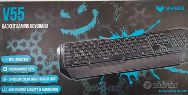 Tastiera USB gaming V55 italiana