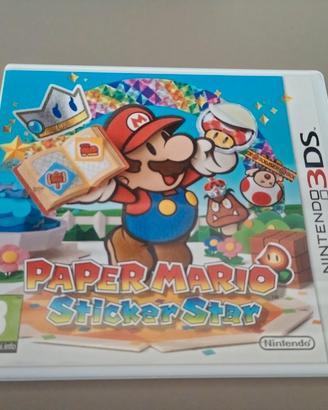 gioco Nintendo 3ds paper Mario stickers stars ITA