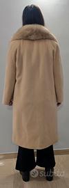 Cappotto donna sartoriale Cashmere e volpe