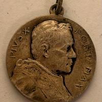 Medaglia religiosa di Papa Pio X