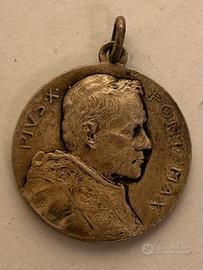 Medaglia religiosa di Papa Pio X