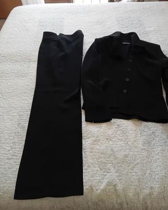Completo Giacca pantalone nero Ivory tg 46