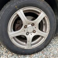 Cerchi in lega Fiat + gomme 185/60 r14