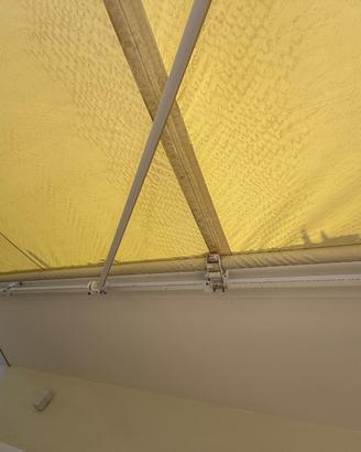 TENDA ELETTRICA. larghez. 6MT apert. fino a 3.5MT