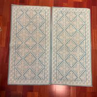 Coppia tappeti tessuto sardo