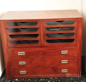 Cassettiera legno pregiato anni 60