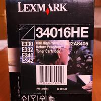 Toner ORIGINALE LEXMARK 34016HE -NUOVO-