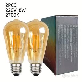 Lampadine Led E27 Vintage 2 PZ - Nuove