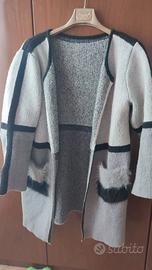 Cardigan/Giacca Donna, Fantasia Geometrica