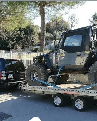 Carrello rimorchio Auto e Macchine Operatrici